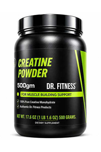 DR.FITNESS Creatine Monohydrate Pure 500 Grams Powder For Muscle Building Sup...