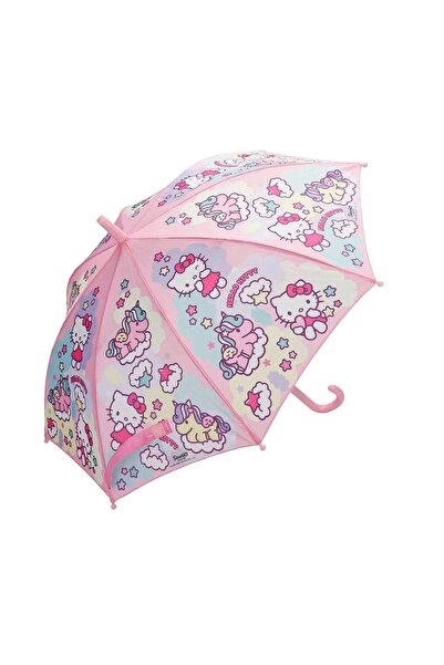 Genel Markalar Çocuk Şemsiyesi Hello Kitty Desenli 8 Telli 45 Cm 3