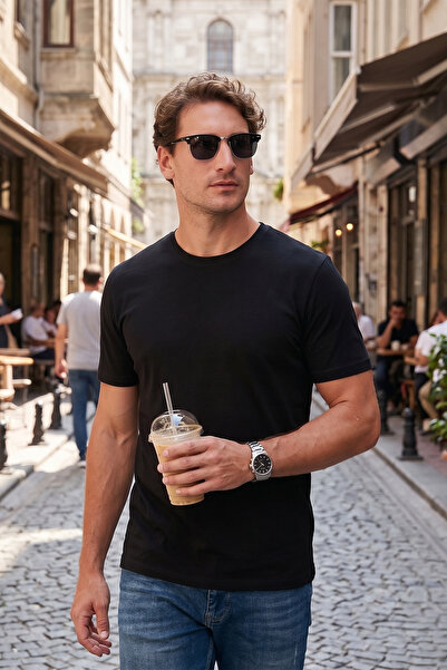Buratti Bavlnené tričko Regular Fit Crew Neck Pánske TRIČKO 59020204