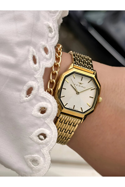 FERRO Yellow Steel Band Women's Wrist Watch Fl40142A-B