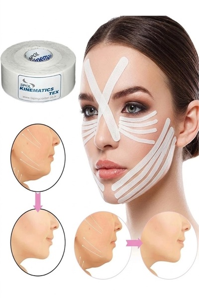 SPOL Bandă de înfrumusețare pentru lifting facial, bandă pentru yoga facială,...
