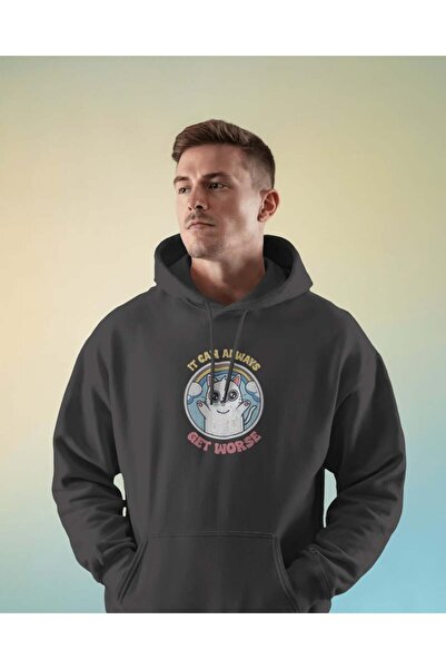 buzagi tasarım ürünleri Get Worse Unisex Hooded Sweatshirt