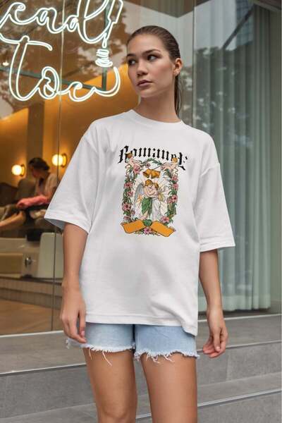 buzagi tasarım ürünleri Urban Oversize Unisex White T-Shirt