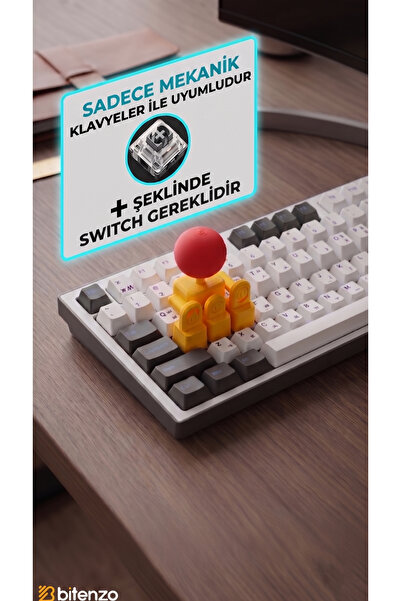 Bitenzo3D Mekanik Klavye WASD Joystick Aparatı - FPS ve Macera Oyunları İçin ...