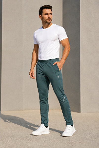 NEED LİFE Erkek  İnce Yumuşak Scuba Kumaş Slim Fit  Erkek Eşofman Alt