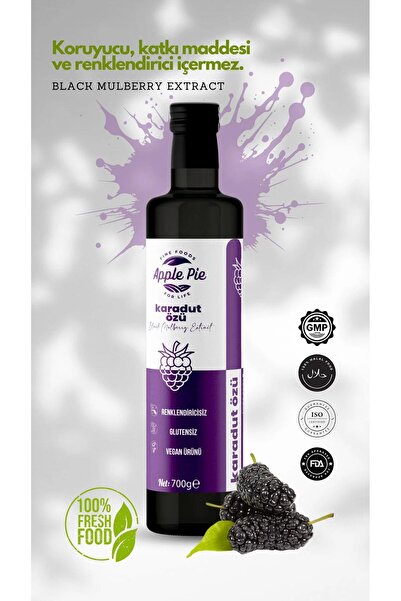 applepiefoods Karadut Özü 2 Adet