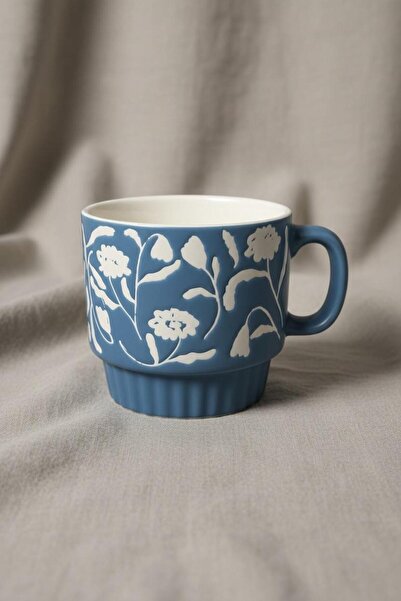 Bereketli Store Emsan Patterned Large Mug 350 ml |   Coffee and Tea Cup Decor...