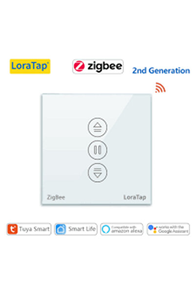 LoraTap SC400W-EU-V68-WHI Curtain Switch Perde Panjur Kepenk Garaj WiFi Anahtarı