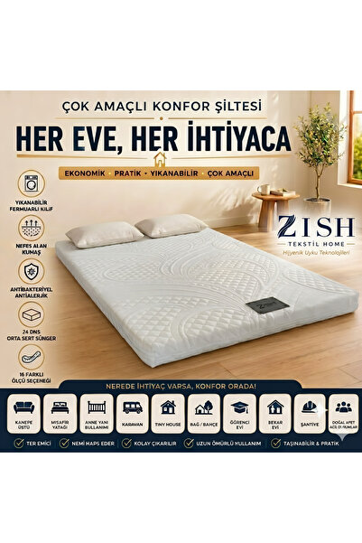 zishtekstil Space Yıkanabilir Kılıflı Yüksek Dns Sünger Kanepe, Koltuk, Yatak...