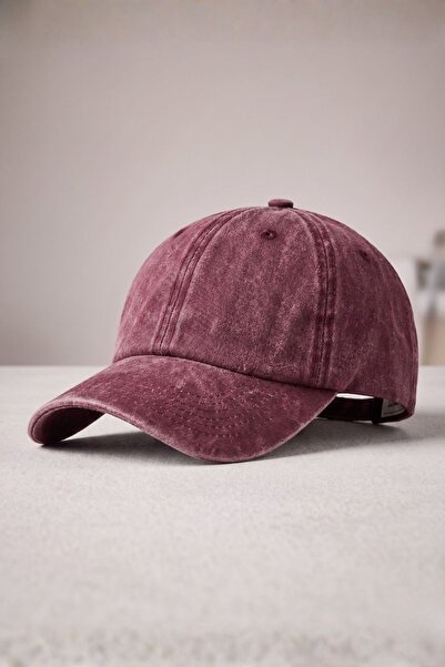 Adalua Unisex Kep Şapka Yıkamalı Vintage Eskitme – Ayarlanabilir Pamuk Baseba...