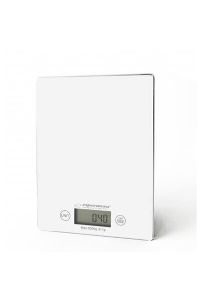 ESPERANZA EKS002W Digital Sticla 5 kg Touchpad Alb