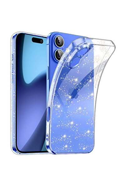 Techsuit Husă pentru iPhone 17 - Seria SparkleSkin - Transparentă
