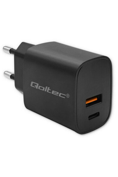Qoltec USB Tip-C, USB Power Pro GaN 30W Negru