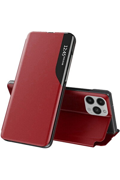 Techsuit Husa pentru iPhone 15 Plus - eFold Series - Red