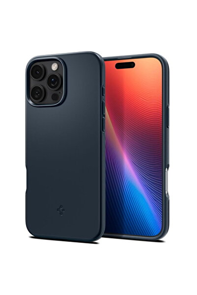 Spigen Husă pentru iPhone 16 Pro Max - Thin Fit MagSafe - Metal Slate