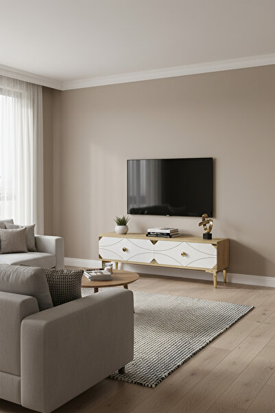 cnyr TSA1297DBG - ALFA TSA120 TV STAND, TV SEHPASI, TV ÜNİTESİ SAFİRMEŞE - BE...