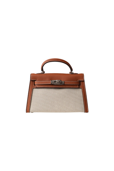 auj Kelly Leather and Fabric Mix