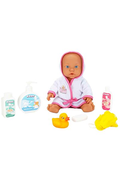 Sunman Bebelou Banyo Saati Bebek Seti 35 Cm
