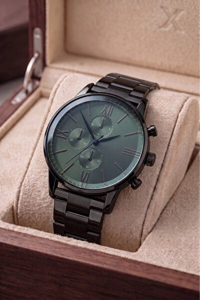 Güncel Vitrin Black Green Men's Wristwatch - a Gift for Your Loved One with a...