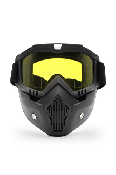Choice3 yellow Goggles Full Face Hd Transparent Fog-proof Sand-proof Electric...