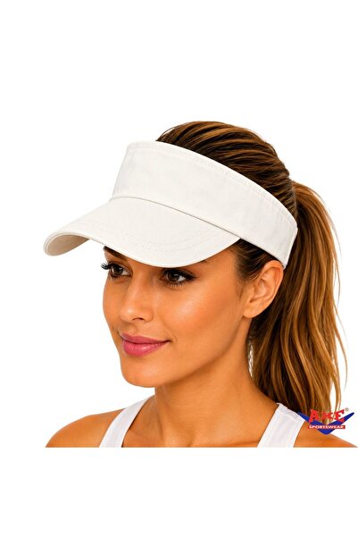 AXE SPORTSWEAR Off-White kapa sa podesivim velcro zatvaračem, UV zaštitom od ...