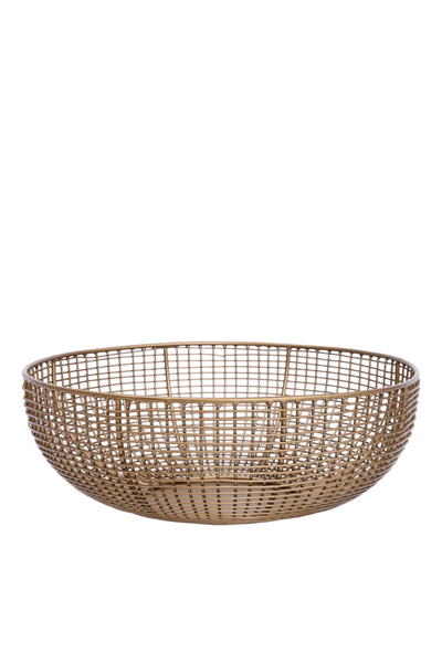 Yargıcı Metal Yuvarlak Sepet(31x11 Cm)