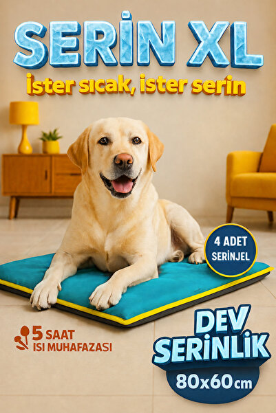 pawdaz Serin (80X60CM) - 4 Mevsim Kedi/ Köpek Matı, Sıcak Veya Soğuk Kullanıl...