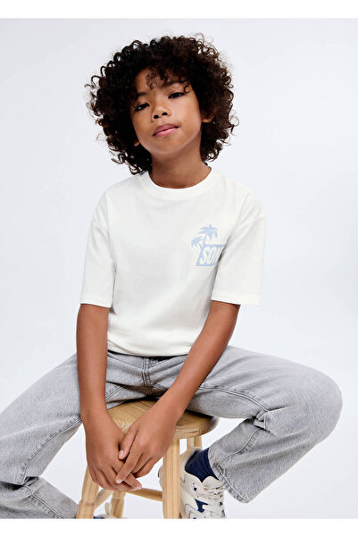 MANGO Kids Соник памучна тениска