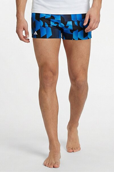 adidas Men Brand Logo Swim Trunks, Multicolor