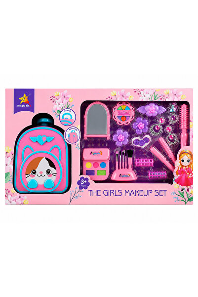 Generic Girls Pretend Play Makeup Set with Mirror & Beauty Accessories, Fine ...