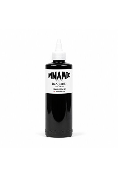 Dynamic Black Siyah Dövme Boyası 8oz - 240ml
