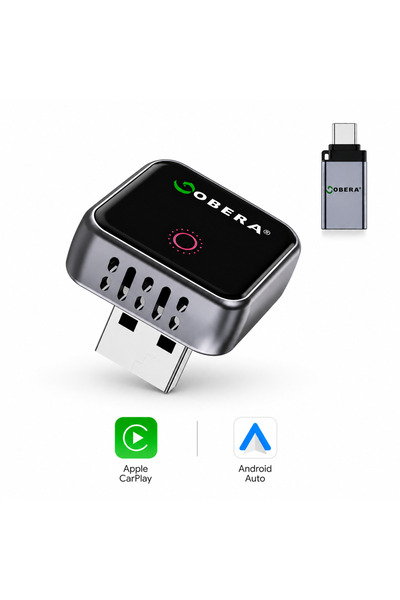 goBERA Adaptor Mini Wireless CarPlay & Android Auto, Plug & Play, Bluetooth 5...