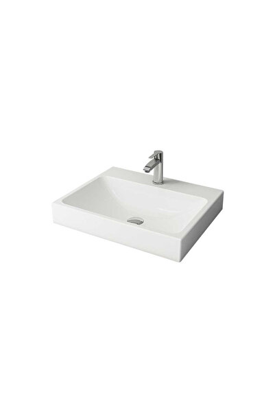 Bocchi SCALA TEZGAH ÜSTÜ LAVABO 60 CM PARLAK BEYAZ (1077-001-0126)