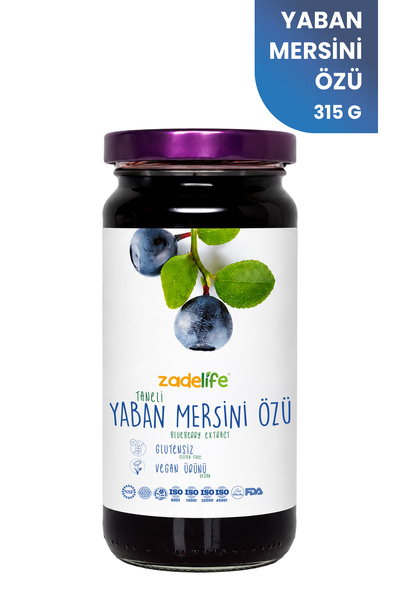 zadelife Taneli Yaban Mersini Özü 315 gr - Lansmana Özel Fiyat