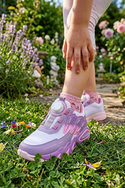 Kiko Kids Gary Hafif Taban Bağcık Mekanizmalı Kız Çocuk Spor Ayakkabı