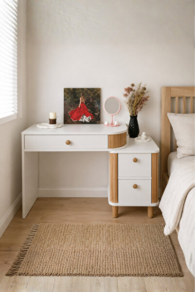 BebeK on For Weltwood Berlin Bohem Makyaj Masası, Çalışma Masası, %100 Mdf, C...