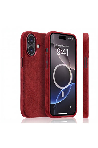 megaMobile Husă protecție Premium Alcantara, pufoasă, moale, protecție camere...
