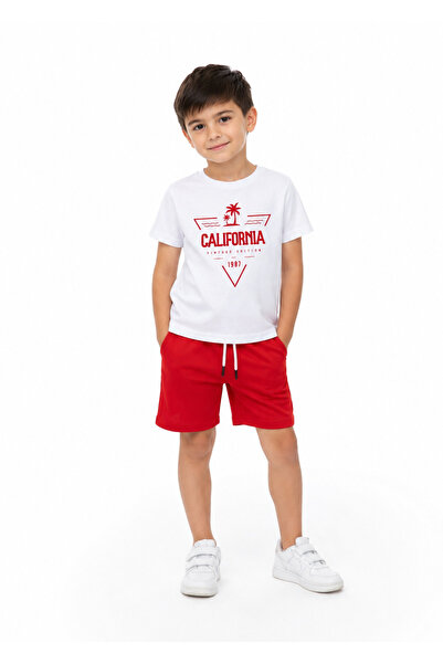 Hafico Boys California Printed T-Shirt and Shorts Set
