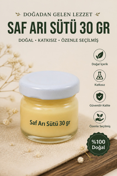 OB Organik Bitkim Saf Arı Sütü 30 gr