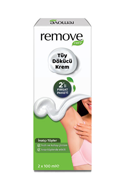 remove Tüy Dökücü Inatçı Tüyler 100 ml 2 Li Avantaj Seti 2x100 ml