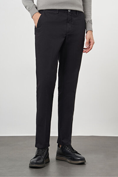 Morven Pantaloni Chino negri Dynamic Fit pentru bărbați