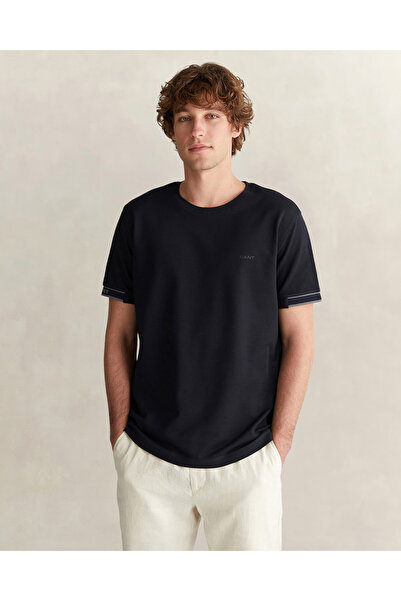 Gant Erkek Siyah Regular Fit T-Shirt