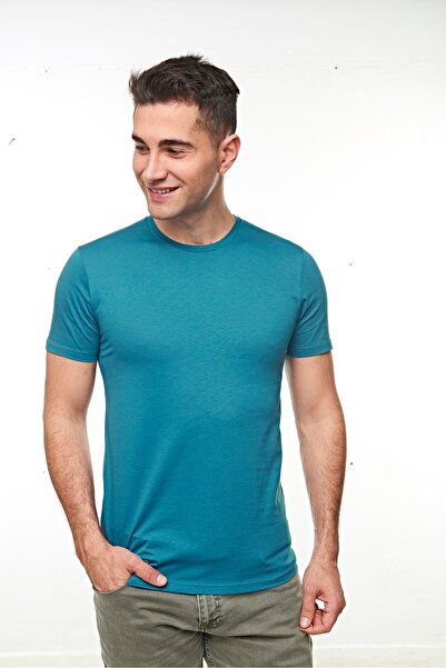 FSM1453 Muški Pamuk paket kratkih rukava, šareni T-shirt - 421