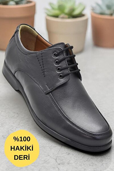 ISPARTALILAR 681 Ready-Made Comfortable Leather Men's Shoes with Laces, Class...