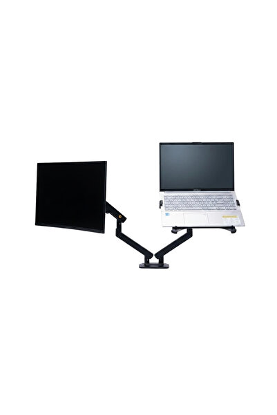 Daytona North Bayou Nb Amortisörlü 17"-27" Monitör Tutucu Ve 10"-17" Laptop Standı Yeni Tasarım A5CL-FP2