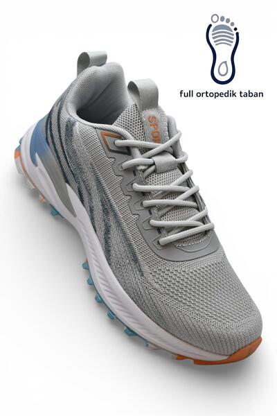 ISPARTALILAR 26303 Orthopedic Sole Casual Men's Sports Shoes Knitwear Men's S...