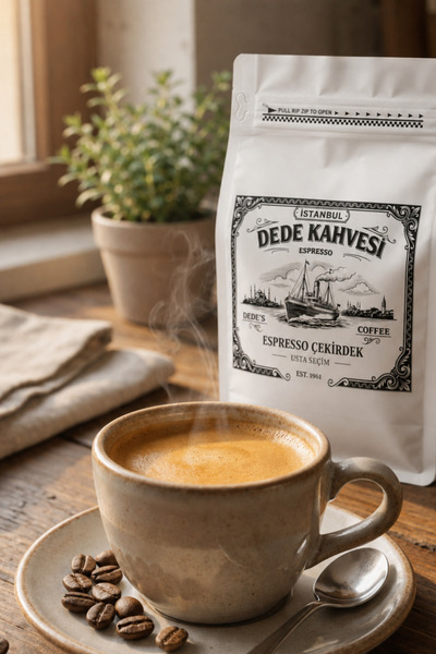Dede Kahvesi Espresso Bean Qualified Coffee Barista Series Intense Aroma Freshly Packaged on Order