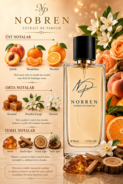 NOBREN V11 Bonbon Kadın Parfümü 50 ml – Tatlı ve Kalıcı Koku