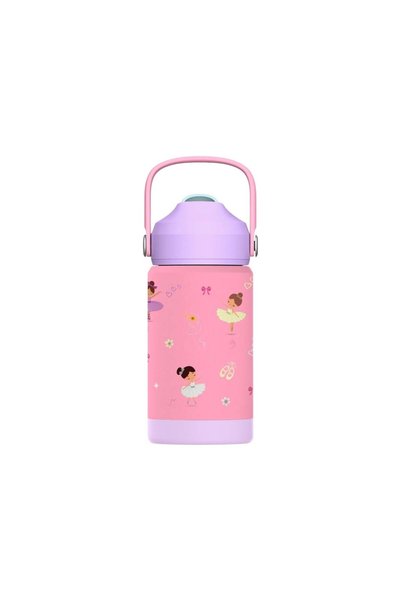 SipnJoy - Flipsip Children's Water Thermos |   360 ml - Ballerina Sparkle