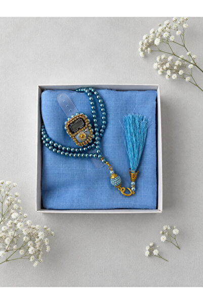 lifestyling ceyizlik dini set başörtü inci tesbih zikirmatik hediyelik mevlid...